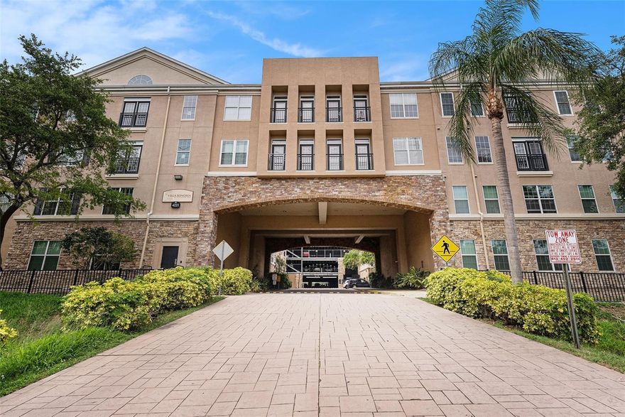 Experience refined city living in this beautifully updated and fully furnished 1-bedroom, 1-bathroom condo at Villa Sonoma. Thoughtfully designed, the open-concept living area flows seamlessly into a modern kitchen. The spacious bedroom boasts a walk-in closet, custom motorized shades, and new carpet, while the updated bathroom features sleek, contemporary finishes.

Enjoy peace of mind with recent upgrades, including a new A/C system (2023) and water heater (2021). This turnkey unit is being sold fully furnished, so you can move in and start living comfortably right away.

Additional highlights include a dedicated covered parking space in the garage and access to a range of upscale community amenities: a resort-style pool, fitness center, and clubhouse. All this is ideally located just minutes from Tampa International Airport, International Plaza, Midtown, Westshore, and downtown Tampa.