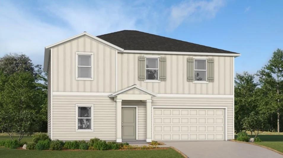 Under Construction. The first floor of this two-story home shares an open layout between the kitchen, dining area and family room for easy entertaining with access to the patio. A secondary bedroom on the first floor can easily be converted to a guest room or home office. Upstairs is a versatile loft that serves as an additional shared living space, along with three secondary bedrooms and a luxe owner's suite comprised of an en-suite bathroom and a large walk-in closet.