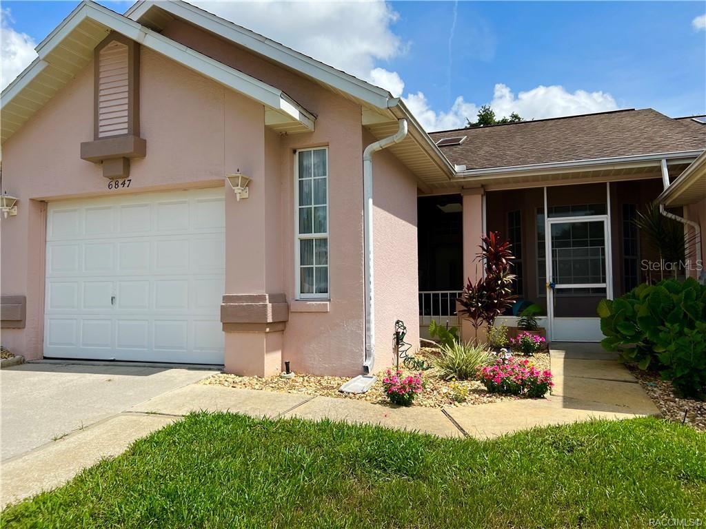 Welcome to this beautifully maintained 2-bedroom, 2-bath home in the highly sought-after Royal Oaks community! This charming residence features two spacious master suites, offering privacy and comfort for both owners and guests. Enjoy your mornings or unwind in the evenings in the screened-in back lanai, perfect for relaxing in the Florida breeze. Additional highlights include a one-car garage and a prime location just minutes from downtown Inverness, with easy access to shopping, dining, and local parks. The Royal Oaks community offers a unique benefit with its private water treatment system, and the HOA includes water, sewer, cable, WiFi, trash removal, and grounds maintenance—making for low-maintenance living at its finest.