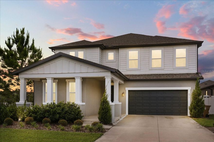 Experience elevated living in the heart of Saint Cloud with this impeccably cared-for 5-bedroom, 4.5-bath residence. Meticulously maintained and styled with a modern, upscale aesthetic, every detail reflects quality and intention. Thoughtfully designed to balance sophistication and livability, the home offers a spacious, flowing layout ideal for both everyday comfort and refined entertaining. The home is enhanced by carefully selected upgrades, including two striking custom fireplaces - one creating a focal point in the main living area and another adding warmth and ambiance to the primary suite. The primary suite serves as a private retreat, complemented by three additional bedrooms upstairs, each featuring its own en-suite bath to provide a high level of convenience and privacy for family and guests. With expansive living spaces, elevated finishes, and a polished, model-like presentation, this home offers a rare opportunity to enjoy luxury living in one of Saint Cloud’s most desirable communities.