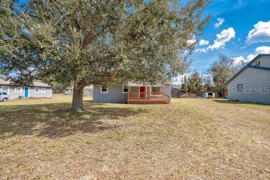 Charming Sanford Remodeled Bungalow! This 2 bedroom/1 bath has been well maintained and remodeled. Some of the many updates you will find in this home include: New Crown Molding, Base Boards, Paint Job interior & exterior, New Flooring throughout the entire house, Toilet & Tub & Vanity & Shower Head, New Windows throughout, Ceiling Fans with lights, lighting on the exterior of the house, New Kitchen Cabinets, New Refrigerator, New Dishwasher & New Stove/Oven, New Doors throughout the entire house including the front and back door, New front porch & Deck, New Electrical Panel, New Hot Water Heater, Sinks and the Kitchen Sink has a new Garbage Disposal, Insulation installed in the attic and all brand new ductwork installed in the Attic. This home is move in ready! Located minutes to downtown Sanford great shopping and restaurants.....and don't miss the massive lot which provides endless options. At this price the home will not last don't miss out.