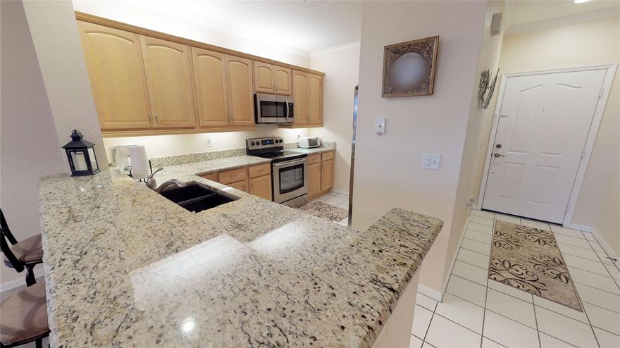 This 2 bedroom 2 bathroom Bouchelle Island unit offers an open floor plan, high ceilings, granite counter tops, stainless steel appliances, concrete construction, hurricane shutters, not to mention the breath taking view of the river and N. Causeway. This unit also comes with a  1 car covered parking space #33, with extra storage.  Bouchelle Island is centrally located and convenient to everything. Boat slips are available first come, first serve. Unit is being offered furnished including electronics (excluding any rented equipment provide by cable provider.) All measurements are estimated and should be verified for accuracy. ;Water: City