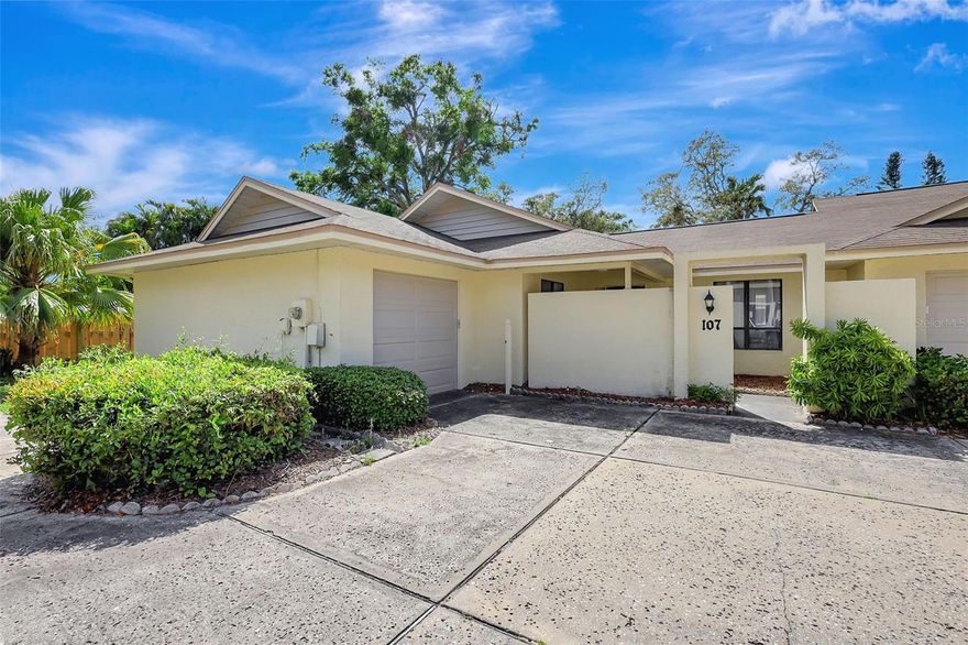 Seize the opportunity to lease this beautifully updated 3-bedroom, 2-bathroom villa in a prime Tarpon Springs location! This charming home boasts vaulted ceilings and a split-bedroom layout, offering both style and privacy. The spacious eat-in kitchen flows seamlessly into the formal dining area, while the inviting living room features a cozy wood-burning fireplace, perfect for relaxing evenings. Step into the expansive heated and cooled Florida room, which adds over 400 square feet of additional living space—ideal for entertaining or enjoying year-round comfort. Additional conveniences include indoor laundry, an attached one-car garage, and extra side parking for guests or recreational vehicles. Located just blocks from Sunset Beach and the renowned Fred Howard Park, this villa offers easy access to Tarpon Springs' iconic Sponge Docks, historic downtown, and vibrant waterfront attractions. Whether you’re looking for a peaceful retreat or a home near some of Florida’s most beloved destinations, this property is a must-see. Schedule your showing today!