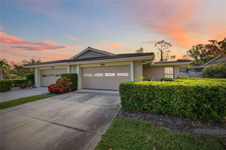 Best Value in Center Gate Village | 3BR Sarasota Villa | Preserve View | 2-Car Garage | $259,500

Rare opportunity to own a spacious 3-bedroom, 2-bath villa with a 2-car garage in Sarasota’s desirable 55+ community of Center Gate Village. Priced at $259,500, this 1,557 sq ft single-level end-unit villa offers exceptional space, privacy, and value in a maintenance-free Sarasota community just minutes from Siesta Key Beach.

This move-in ready villa has been freshly painted throughout and features brand new stainless-steel appliances. Major components have already been addressed, including a recently replaced A/C system, allowing the next owner to focus on enjoying the Florida lifestyle and adding updates at their own pace.

The bright, open floor plan features vaulted ceilings, generous room sizes, and a split-bedroom layout for added privacy. Multiple porch and lanai spaces overlook a peaceful preserve, creating the perfect setting for morning coffee, relaxing evenings, or entertaining guests.

The attached 2-car garage is a rare feature for villas in this price range and provides additional storage and everyday convenience.

Residents of Center Gate Village 5 enjoy an active 55+ lifestyle with maintenance-free living, including a community pool and clubhouse for social gatherings and neighborhood events.

The location offers easy access to Siesta Key Beach, Gulf Coast beaches, shopping, dining, golf courses, medical facilities, and I-75, making it ideal for both full-time residents and seasonal snowbirds.

3-bedroom villas with a 2-car garage in this Sarasota 55+ community rarely come available at this price point.

Schedule your showing today—this is one of the best values currently available in Center Gate Village.