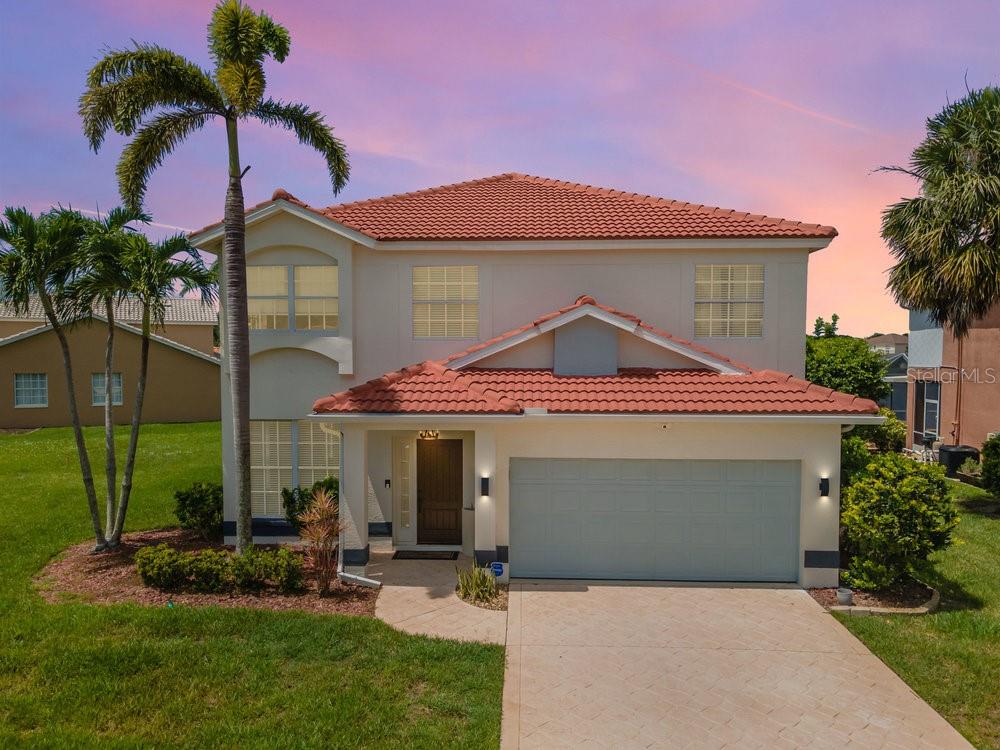 BACK ON THE MARKET! Multiple buyers missed out the first time. Here’s your chance before it’s gone again!
If you wanted more outdoor space in an established Fort Myers neighborhood with a beautiful lake front view, this is the home for you!
It's so simple to move right into this stunning Florida home, there's nothing to do but settle in and soak up the most breathtaking sunset views. This is where your new chapter begins.
*LAKEFRONT LUXURY LIVING in COLONY POINTE on an OVERSIZED CORNER DOUBLE LOT.*
* Welcome to your dream home, nestled on the largest lot in the neighborhood (0.32 acres), this modern farmhouse-style pool home offers an impressive 2,515 sq ft of living space, 4 bedrooms, 2.5 bathrooms, and an unbeatable Southwest rear exposure for year-round Florida sunset views over the lake. *
* Step inside to discover an upgraded first floor featuring oversized Italian porcelain tile, designer lighting, and an open-concept floor plan, perfect for entertaining. *
* The chef’s kitchen is a showstopper with upgraded shaker cabinets with crown molding and soft close features- a sleek, custom feel that elevates this kitchen above the rest, quartz countertops, a large center island, custom tile backsplash, stainless steel appliances, reverse osmosis system, and a walk-in pantry. Steps above standard builder-grade kitchens! Start your day in style at the chic morning coffee bar, perfectly paired with a wine refrigerator just off the dining room—where serene views of your private pool, lake, and soothing fountain set the mood. *
* Upstairs, all 4 bedrooms await—including the luxurious and spacious primary suite with soaring 12' ft vaulted ceilings, a private balcony overlooking the lake, a spa-like frameless glass walk in shower with dual shower heads, modern matte gold finishes, double vanities, freestanding soaking tub, and custom built-in walk-in closets. *
* Additional highlights include: 2018 TILE ROOF, 2021 HVAC, 2021 WATER HEATER, Quartz countertops throughout, upgraded designer laundry room with built-in cabinetry and quartz counter, Fenced-in pool with new pool pump, Natural gas hookup available, Full-house water softener AND Reverse Osmosis system, Alarm system & 4-camera wired security system, brand new irrigation system, 2-car attached garage, FLOOD ZONE X- No flood insurance required! *
* Community amenities include a heated pool, spa, and fitness center, all with LOW HOA FEES *
* Located in the heart of Fort Myers, you’re just minutes from dining, entertainment, healthcare, Southwest Florida International Airport, Red Sox Spring Training, and world-renowned Gulf Coast beaches. *
* This home is the perfect blend of style, function, and location—whether you’re looking for a full-time primary residence, seasonal escape, or investment opportunity, this partially FURNISHED lakefront gem is ready to welcome you home. This home is truly a MUST SEE to appreciate every upgrade. Call to schedule your private tour today. *