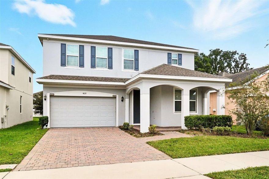 Perfect Single family home in a pleasant community that includes a community pool and play ground. This home is designed to suit your family needs with comfort and space whether that full time or as a vacation homes in those refreshing summers in Florida. Located less than 30 minutes away from Disney's main attractions you are sure to find plenty of fun close enough to conveniently retreat back to your peaceful neighborhood.