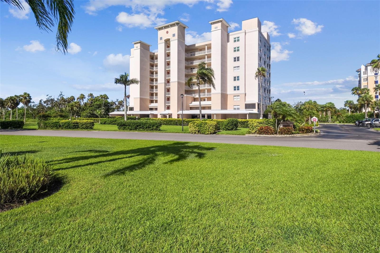 Some of the most spectacular views on the west coast of Florida can be seen from this well maintained 2 bedroom 2 bath condo located on the 6th floor. Overlooking Terra Ceia Bay and the mangrove lined shoreline you are just a short walk to the pier extending into the bay. The unit provides covered parking and an outdoor storage unit as well as guest parking for your northern friends. The hoa fee includes use of the beautiful edgewater pool which is heated to 86 degrees year round as well as cable tv, escrow reserve funds, insurance, internet, elevators, exterior maintenance and ground maintenance, and pest control. The spacious layout with its many upgrades including hurricane windows provides for Florida living at its best.