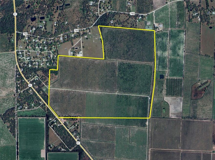 Spanning 300+ acres with direct Hwy 31 frontage, this property has been recently improved with a new culvert and features a substantial 12" well. Ready for agricultural or land development. Zoned A-5 and ideally located, it's just 5 minutes to Arcadia and within a 30-minute drive to Ft. Myers, Punta Gorda, and I-75. Outstanding opportunity in a strategic location!