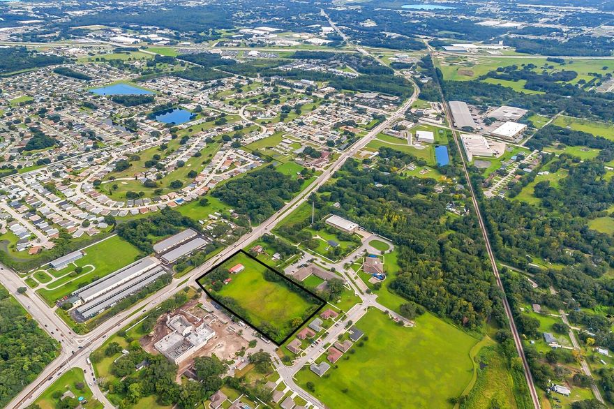 1 miles to I-4, 1.2 miles to Lakeland Square mall, 24000 cars a day, and flexible zoning opportunities. Proof of concept in all directions, from housing to storage, retail to municipal. There is no better parcel of scale I know of in the entire county. If you need to build something big, do it here. There are 5 buildings on the property, no real value in the structures. Nice bonus, there is a 6" well on the property that can be utilized immediately for agricultural applications. Been in the family for forever, not too many like this around anymore.