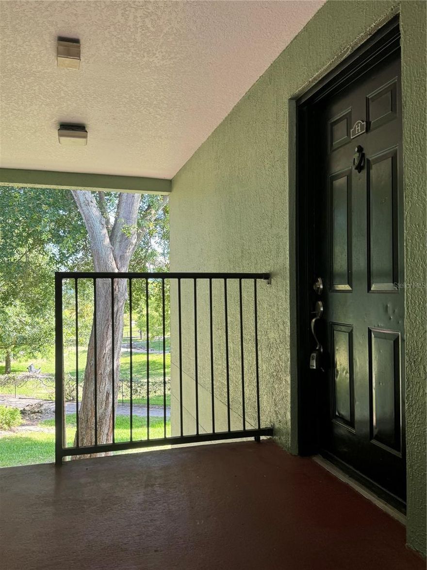 INVESTMENT OPPORTUNITY. TENANTS IN PLACE until August 2026. 2 bed/2 bath property + OFFICE enclosed with french doors and built in closet. The beautifull greenery views from every room makes the space feel bigger and connected to nature. All STAINLESS STEEL appliances in kitchen -even a wine cooler- included in sale (refrigerator, oversized GE microwave, gas range, and dishwasher.Washer and dryer. Ceiling fans in every room. Plenty of parking spaces for visitors. 
LOCATION LOCATION LOCATION: 12' to Orlando International Airport to the South 15' to Orlando DOWNTOWN 21' to UCF (University of Central Florida ) to the East 23' To Universal Studuos to the West 31' to Sandford International Airport to the North.