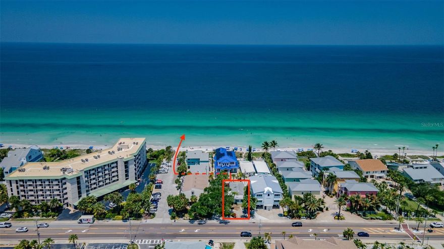 ***Unique Property!!!***

Beach Lovers looking for Old Florida Charm, your opportunity to own a piece of IRB paradise is here! 

This  2 bed, 2.5 bath BLOCK home is sitting pretty, just STEPS FROM INDIAN ROCKS BEACH ON THE WEST SIDE OF GULF BOULEVARD and is perfect for a primary residence, Bed & Breakfast or Airbnb! This home’s character and location are the total package! Step out of your car, and you are immediately transported to a carefree, easy breezy “let’s have some fun” vibe! 

As you drive onto the property, you will appreciate its CIRCULAR DRIVEWAY which allows for plenty of PRIVATE/FREE PARKING for all of your cars, carts and toys!! The driveway is surrounded by tropical, mature landscaping that provides privacy and shade for the home. From the driveway there is a path that leads to a SPACIOUS PAVERED OUTDOOR PATIO where you can entertain or host your B&B guests! There is also a SHED for easy storage for your beach gear, bikes, etc. 

Layout of this home is truly great for entertaining. All of the living space, including the dining/family rooms, FLORIDA ROOM (which also duals as an extension of family room) and half bath are located towards the front of the home. The kitchen opens up to the light and bright outdoor patio for seamless entertaining or a simple alfresco dinner!  Sliding doors throughout the home make it effortless and convenient to go from room to room, indoors and out.

Both bedrooms are tucked away, have private ENSUITE BATHROOMS and PLENTY OF CLOSET SPACE. Primary bedroom is large and has a PARTIAL VIEW OF THE GULF.  

NO HOA. NO LEASE MINIMUM OR WAITING PERIOD. This is a golf cart community, and this home is WALKABLE to the famed restaurants, coffee shops, nature/water parks of IRB!  St. Pete/Clearwater Airport (25 mins), Tampa International (40 mins). Call for your private showing today, you won’t be disappointed!

NOTE: Property is zoned for Commercial Tourist, which can be used as a single-family home, duplex, condos (up to 5 units) or hotel/motel. See attached for CT zoning uses and building requirement info. Buyer to verify all leasing information, potential uses and building requirements directly with County/City of Indian Rocks Beach. Survey and Elevation Certificate available upon request.