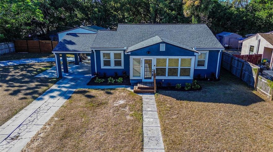 Welcome to 8514 N Lynn Ave — a charming, remodeled 3-bedroom, 2-bathroom POOL HOME on an OVERSIZED 11,500 sq. ft. lot with DETACHED WORKSHOP, offering the perfect blend of comfort, functionality, and Florida living.

From the moment you arrive, the home greets you with wide frontage and plenty of space extra vehicles, a boat or RV, or even space to build an ADU! Classic bungalow architecture wrapped in clean stucco and warm wood accents gives the exterior a timeless, inviting look.

Inside, the layout opens immediately into a bright sunroom - a versatile space perfect for morning coffee, hobbies, or indoor-outdoor living. The spacious living room flows effortlessly into the dining area—ideal for hosting gatherings, game nights, or quiet evenings in. Durable ceramic and porcelain tile flooring runs throughout, setting a modern, low-maintenance tone.

At the center of the home is the updated kitchen, complete with stone countertops, oversized island, convection oven and range hood. Perfect for cooking, entertaining, or prepping for the week.

The primary suite sits privately on its own side of the home, featuring a built-in closet and a stylish en-suite bath.

And then there’s the shop.

A dedicated double-bay workshop with its own 100-amp circuit sits just steps from the home—an incredible opportunity for craftsmen, mechanics, hobbyists, or anyone running a home-based business. With a 200-amp service to the main house, you have all the power and flexibility you could ask for.

Out back, the fun continues. A private fiberglass pool sits just off the newly built deck, creating the perfect spot for weekend swims, BBQs, or lounging the day away. The yard is fully fenced with an additional shed for all your pool, lawn maintenance tools or outdoor equipment.

The area is another major win. 

You’re centrally positioned to enjoy some of Tampa’s best attractions:

    •    6.5 miles to Downtown Tampa / Benchmark Arena
    •    6.1 miles to Raymond James Stadium
    •    4.6 miles to Busch Gardens Tampa Bay
    •    13 miles to MacDill AFB
    •    12 miles to TPA.


With public utilities, central AC and heat, tankless water heater, smart-home touches like a programmable thermostat, and no HOA or leasing restrictions, this property offers freedom and flexibility that’s hard to find.