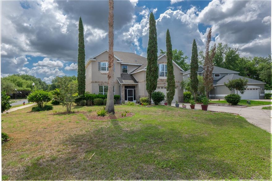 Spacious and affordable 4-bedroom, 2.5-bath home situated on a large cul-de-sac lot with plenty of room to enjoy both inside and out. Seller will install a brand-new 2026 roof with an accepted contract  prior to closing, offering added value and peace of mind for the next owner. This well-designed upper-level split floor plan features a formal dining room, eat-in kitchen space, and convenient upstairs laundry room.
Enjoy low monthly HOA fees while taking advantage of community amenities including a pool, playground, and basketball court. Conveniently located just a short drive from the vibrant downtown district of Mount Dora, known for its cultural attractions, entertainment, shopping, dining, medical services, and year-round events.