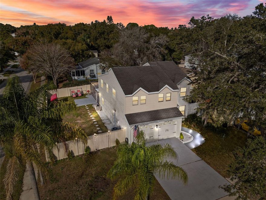 Welcome to this beautifully remodeled home in the heart of Palm Harbor.

This spacious residence has 4 bedrooms, 3 full bathrooms, and aBONUS room on the main level that works great as a home office, guest suite, or optional 5th bedroom. A desirable split floor plan, soaring ceilings, and abundant natural light create an open, airy atmosphere designed for both comfort and style.

Inside, you’ll find elegant Italian marble flooring, newly updated bathrooms with porcelain and granite finishes, fresh interior and exterior paint, and modern LED lighting with energy efficient ceiling fans throughout. Updated exterior doors and plush new carpet on 2nd floor complete the fresh, MOVE-IN-READY feel. Additional features include a spacious attic . The master Bedroom is a true retreat, featuring his and hers walk-in closets and a spa-style bathroom with a double vanity — great for starting and ending each day in comfort.

Step outside to enjoy Florida living at its finest. The home features a large screened-in POOL, recently upgraded, having a private space to relax, entertain, and enjoy beautiful SUNSET VIEWs. The two-car garage and SPACIOUS backyard provide room for a private playground, gardening, place for boat, jet ski, or outdoor equipment, adding to the home’s flexibility and lifestyle appeal.

Located just minutes from award-winning Gulf beaches, top-rated schools, and everyday conveniences like Trader Joe’s, Publix, Whole Foods, shopping, and dining, this homeOffers the ideal balance of coastal living and modern convenience.

This beautifully updated Palm Harbor home is ready for its next owner. Move-in-Eeady.

Schedule your visit today and experience it for yourself.