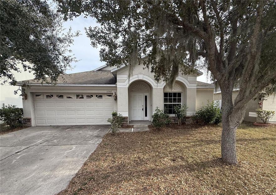 Welcome to Riverview's Summerfield Village Community! With 2085 Square feet, 3 bedrooms, 2 bathrooms, Office/Bonus Space and 2 car garage, this home has lots to offer a new owner. Step inside to a split bedroom floor plan with a combination formal living and dining room at the entry. The kitchen and large family room can be found directly beyond - perfect set up for entertaining. Kitchen features ample cabinetry, granite counters, center island, built in workspace and closet pantry. Sliding doors off the family room lead to a screened lanai overlooking the fully fenced backyard. The 2 secondary bedrooms are directly off the kitchen and share a full bathroom. A bonus/office space is situated off the family room with sliding door access to the lanai. Just beyond the bonus space is the Primary Suite, separate from the secondary bedrooms, creating privacy. Primary includes dual sinks, soaking tub, step in shower and walk in closet. Central location, close to shopping and restaurants. It's good to be home! This property may qualify for Seller Financing (Vendee).