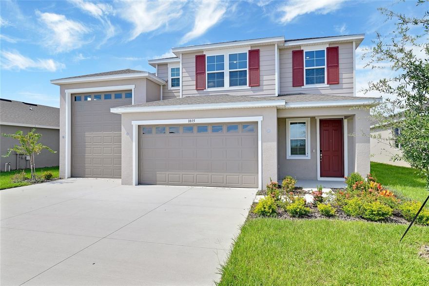 *SPECIAL FINANCING AVAILABLE* An inviting covered porch welcomes guests to the beautiful Zinc plan. In addition to a well-appointed kitchen with a center island and a walk-in pantry, the thoughtfully designed main floor offers a generous nook, a spacious great room, a charming covered patio and an impressive primary suite with a private bathroom and a walk-in closet. You'll also appreciated a central laundry room, a mudroom, a storage area, a 2-car garage and an attached RV garage. The second floor will be built with either a loft or an extra bedroom. You'll love the professionally curated finishes selected by our design team!  1x capital contribution fee of $350. **Special financing + up to $17K in Flex Funds on quick move-in homes OR opt for just the Flex Funds and get up to $35K toward homes that can close in a timely manner. Options may vary by community, offers are available for select homes on a first-come, first-served basis. Contact builder for more information!