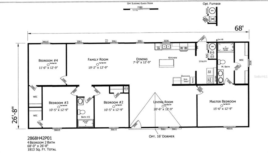 Pre-Construction. To be built. Brand-new 2026 mobile home to be completed mid-February featuring 4 bedrooms, 2 bathrooms, and 1,813 sq ft. Situated on a spacious 1.25-acre corner lot, this home features a split-bedroom layout and plenty of room to enjoy the outdoors. No HOA. Secure this new-construction home today! Colors may vary from model pictures. This low tax property is centrally located just 30 minutes from Celebration Pointe in Gainesville and 40 minutes from the World Equestrian Center in Ocala.