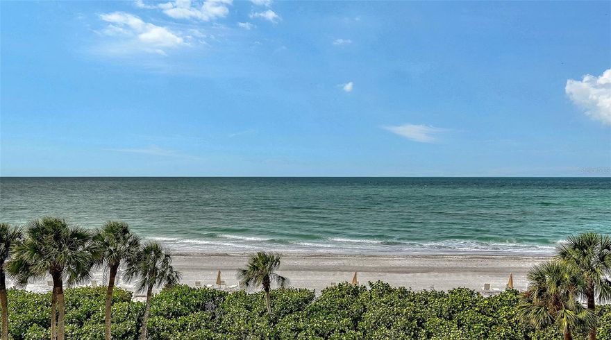 Elegance meets comfort in this rarely available, Turnkey Furnished, Gulf-front corner unit on Longboat Key’s southern end. From the moment you step through the front door, you will be captivated by sun-filled, direct gulf-front views through floor-to-ceiling windows, providing an unparalleled, idyllic beachfront lifestyle. This beautifully renovated corner unit is thoughtfully designed for comfort and style and boasts a wraparound balcony perfect for entertaining and soaking in breathtaking views of the Gulf of Mexico with family and friends. Inside, every detail of this renovated unit has been carefully considered, including a kitchen that has been completely updated with new white cabinetry, quartz countertops, and glass tile backsplash with all new appliances and washer and dryer. The primary bedroom boasts floor-to-ceiling windows that offer a beachfront view, a door that leads to the balcony, an updated primary bath that features dual sinks with new cabinetry and lighting. Additional features include hurricane impact-resistant windows, sliders and doors, recessed lighting in the living room and dining area, and remote-controlled Hunter Douglas window blinds that add a touch of elegance. This unit features a premier parking space conveniently near the lobby door. Beachplace’s, well-maintained gorgeous grounds with resort-style amenities include 24-hour manned security gate, private beach access with chairs and umbrellas, Wi-Fi, a heated Junior Olympic pool and oversized spa, covered infant wading pool, multiple grilling areas by pool and large covered outdoor spaces, two lighted Har-Tru tennis courts with two pickleball courts, EV charging location, multiple car wash stations, and a clubhouse with social rooms, organized social activities, two state-of-the-art fitness centers, saunas and a library.