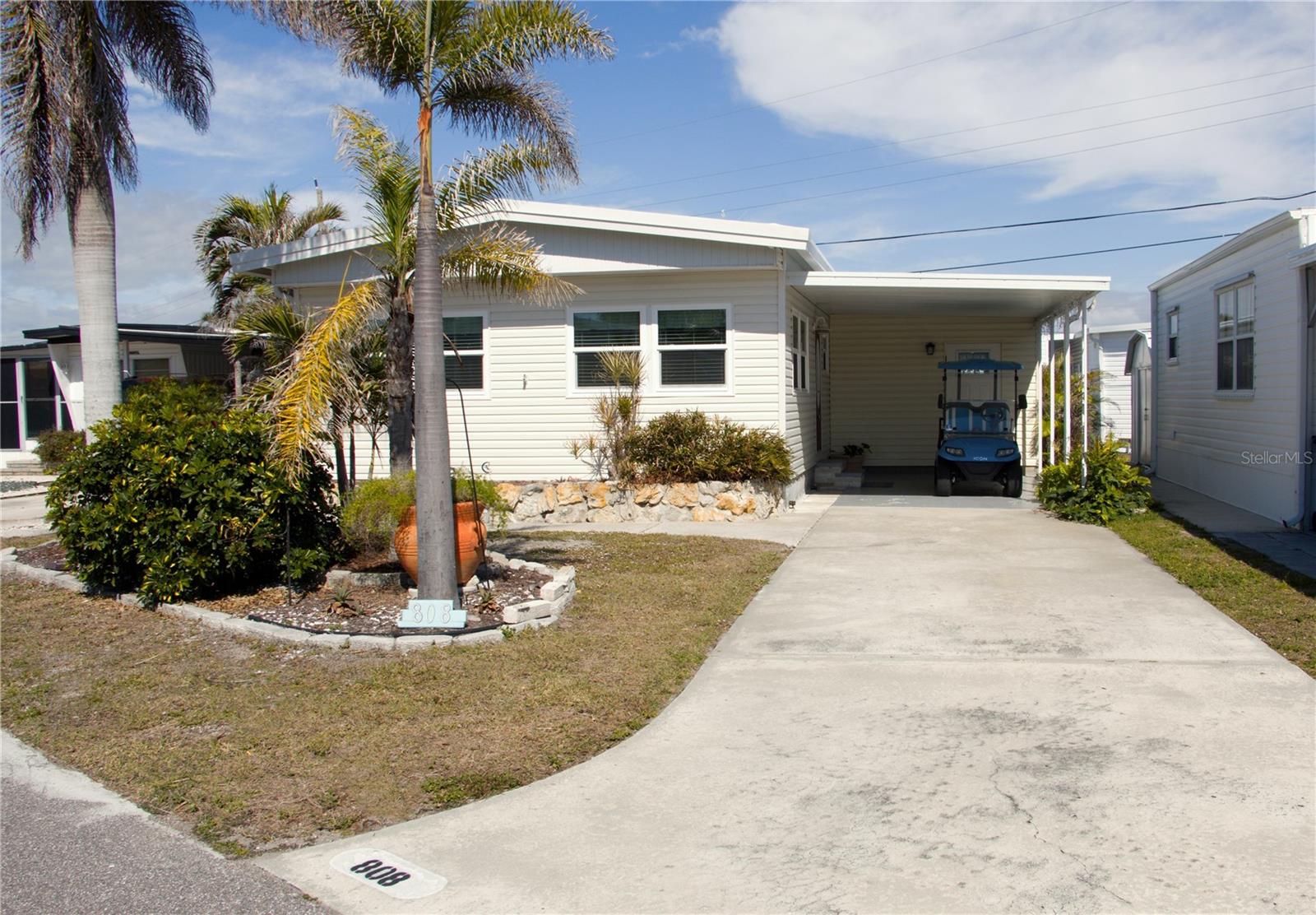 PRICE REDUCED AND NOW OFFERED AT $245,000!
Welcome to the desirable, Country Club Estates, Florida living at its finest! LOCATED ON THE ISLAND AND THE INTERCOASTAL WATERWAY, along the LEGACY TRAIL, this beautiful two-bedroom, one and a half bath home is situated in an ACTIVE 55+ resident-owned BOATING COMMUNITY! The property features modern updates throughout, including NEW high-performance laminated FLOORING, NEWLY RENOVATED KITCHEN with NEW APPLIANCES, NEW ROOF, NEW AC as well as NEW AC IN BONUS ROOM, NEW WINDOWS, NEW WASHER/DRYER (LOCATED INSIDE), making it move-in ready for its next owner! A NEW BONUS ROOM, built in 2024, offers flexible space that can be used as an office, storage, or adapted to your specific needs!
The home comes with a covered carport and a peaceful backyard patio perfect for outdoor living and entertaining.
As an added bonus, a GOLF CART (only two years old with less than 100 miles) can be purchased with the home, perfect for exploring the community and accessing all the wonderful amenities.
Located in one of Venice's top 10 Best Places to live on the coast, this community sits perfectly on the Intracoastal Waterway with 120 slips in our private harbor, just minutes from the open waters of the Gulf! Only 2 miles from VENICE BEACH, and less than 1.5 miles from HISTORICAL DOWNTOWN VENICE! The property's prime location adjacent to the Venetian Waterway Trail puts you within walking or biking distance to the farmer's market (every Saturday) festivals, restaurants, library, cultural events, shops, grocery stores, medical facilities and more!
New/Recent Updates
- Roof (2020)
- New windows (2023)
- New washer and dryer- INSIDE (2024)
- New appliances (2023)
- Kitchen renovation (2023)
- AC system (2022)
- High-performance laminated flooring throughout (2022)
- Bonus room (2024)
- Golf cart (2022, under 100 miles)
Amenities & Facilities
- Two clubhouses with full kitchens
- HEATED pool and spa
- Private boat harbor (120 slips)
- Exercise-fitness room
- Arts and craft room
- Tennis courts
- Pickle Ball/Pop Tennis courts
- Basketball hoop
- Shuffleboard courts
- Bocce ball courts
- Horseshoe pits
- Billiard and ping-pong tables
- Library
- Sewing rooms
- Ceramic & pottery studio with kiln
- Laundry facility
- Meeting/banquet halls
- Beautiful harbor-view patio
- Drinking water purifier
- Administration office
Community Activities:
Sports & Fitness
- Bowling league
- Pickle ball/pop tennis
- Tennis leagues
- Water aerobics
- Yoga & exercise classes
- Men's & ladies' golf leagues
- Couples golf events
- Shuffleboard
- Bocce ball
- Horseshoes
Social & Entertainment
- Bingo (Monday nights)
- Shed Band performances
- Dance lessons
- Live band events
- Monthly pot luck dinners
- Holiday parties
- Movie nights
- Karaoke nights
- New Year's Eve party
- Pool parties
- Horse races / pizza events
- Card games & Mah-Jongg
- Coffee groups (6:30 AM onwards)
Arts & Culture
- Knitting/crocheting groups
- Creative sewing/bear club
- Quilting
- Arts & craft sales
- Ceramics & pottery
- Book club
- Bible discussion group
Special Events
- New homeowners' dinner
- 50th anniversary dinner
- Regional dinners & shows
- Trash & treasure sale
- Travel club activities
- Boat & fish club events
- Thanksgiving & Christmas dinners
Come check this hidden gem out and start living your life, the island way!