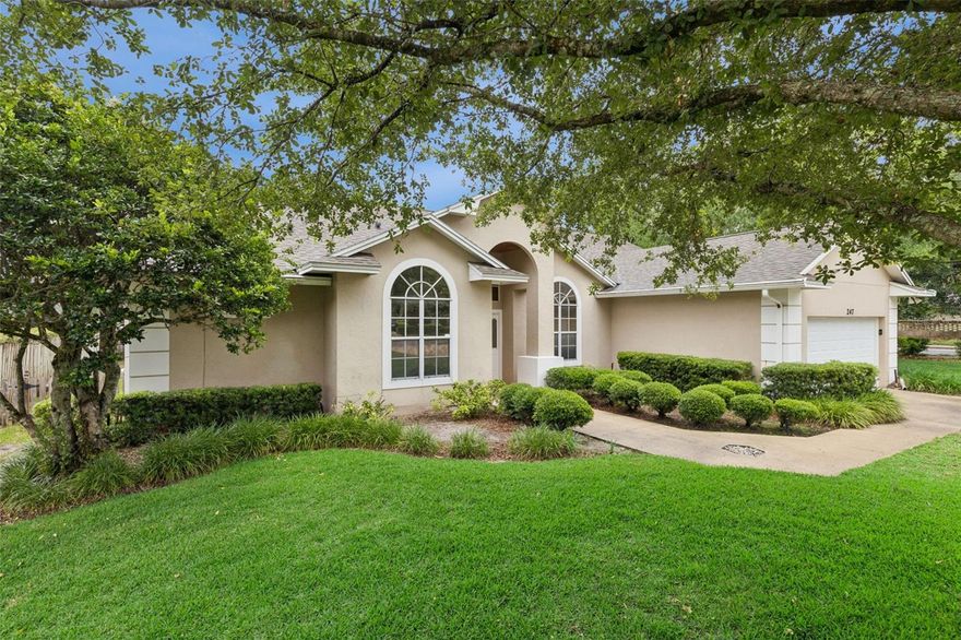 Spacious Pool Home on a Private Corner Lot - Perfect for Entertaining!!
  
Welcome to this beautifully maintained 4-bedroom, 2.5 bath home offering the perfect blend of space, comfort, and Florida-style living.  Situated on a private corner lot, this property provides added privacy, a fully usable yard, and excellent curb appeal in a highly desirable setting.  Inside, you'll find a bright and open floor plan filled with natural light-perfect for entertaining.  The home features formal living and dining rooms for hosting guests, along with a welcoming family room and kitchen combination with a cozy fireplace, creating an inviting space for both everyday living and gatherings.  The kitchen offers ample cabinetry and generous counter space, designed for both functionality and ease of use. 

The single-story layout provides convenience and accessibility, with four spacious bedrooms, including a relaxing primary suite complete with a private en-suite bath and plenty of closet space.  Additional bedrooms offer flexibility for family, guests, or a home office.  Step outside to your own private retreat - a large, screened lanai with a sparkling pool, perfect for entertaining or enjoying Florida's year-round outdoor lifestyle.  The yard is fully fenced (2019), offering added privacy, security, and space for pets or play.

Additional highlights include:
- Rood replaced in 2020
- Partial window replacement 2018 for improved efficiency
- 2-car steel hurricane-rated garage door
- Steel entry door into the home from the garage

Ideally located close to golf courses, shopping, and dining, this home offers the perfect combination of lifestyle, convenience, and location.

Don't miss your opportunity to own this exceptional single-story pool home - schedule your private showing today!
