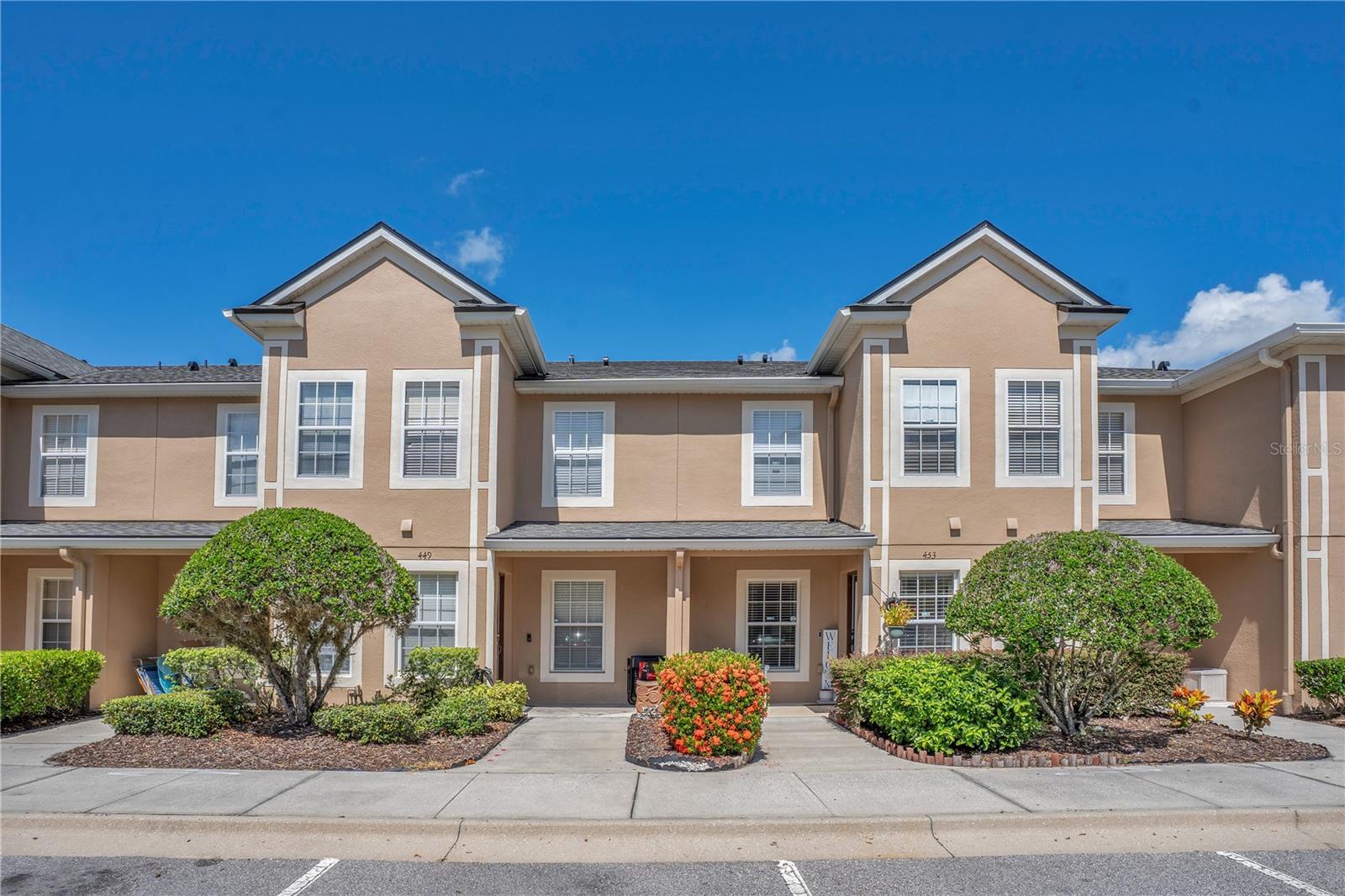 Located in the Amberlee Townhomes community, this 2-bedroom, 2.5-bathroom townhome offers space, convenience, and low-maintenance living in the heart of Sanford. The main floor features a spacious living area that flows into a dedicated dining room and an open kitchen with plenty of counter space. A convenient half bath, two storage closets, and a screened-in back porch make the first floor functional and comfortable. Upstairs, you’ll find two generously sized bedrooms, each with its own private bathroom. The primary suite includes dual closets and a spacious ensuite layout, while the upstairs laundry adds everyday ease. Amberlee offers a community pool and low HOA fees that cover exterior maintenance — so you can enjoy the benefits of homeownership without all the upkeep. Centrally located with quick access to 417, I-4, and the Sanford Airport, and just a short drive to the shops, restaurants, and events of Historic Downtown Sanford. A great option for first-time buyers, downsizers, or anyone looking for an easy investment in a prime location.