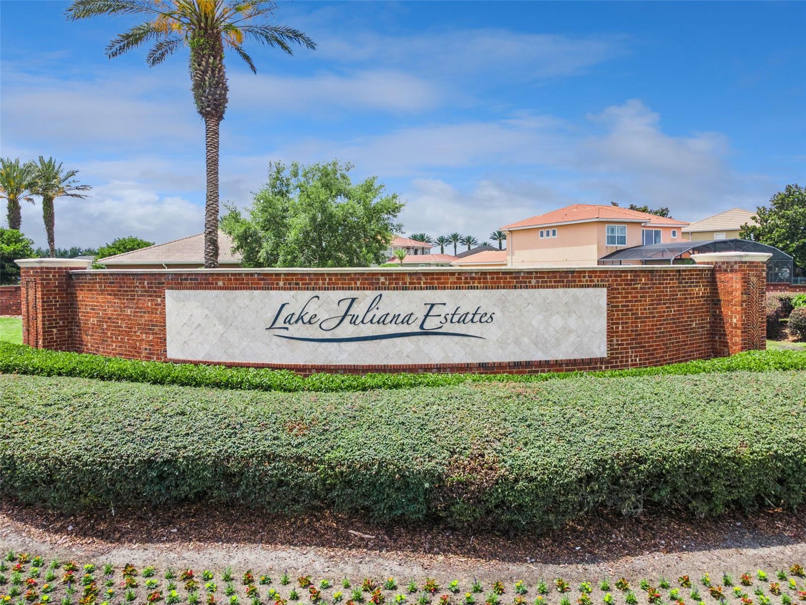LAKE JULIANA ESTATES - Residential