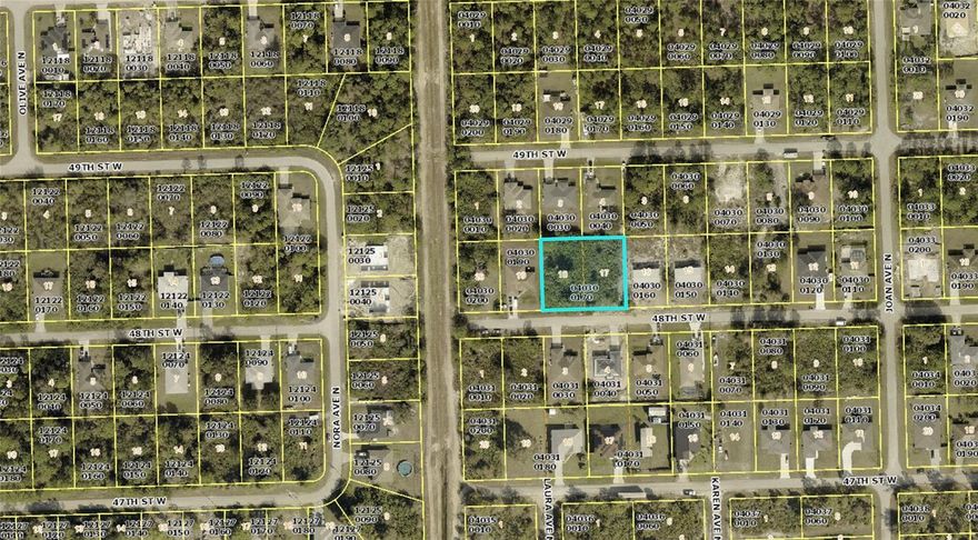 Exceptional offering of two contiguous residential lots totaling approximately 0.50 acres in a rapidly developing area of Lehigh Acres. This oversized parcel presents a unique opportunity to build a larger custom residence with added privacy or to secure a strategic investment in a high-growth market. With no HOA restrictions, the property allows for greater flexibility and long-term potential. Opportunities like this are limited—secure your position in one of Southwest Florida’s most active expansion areas.