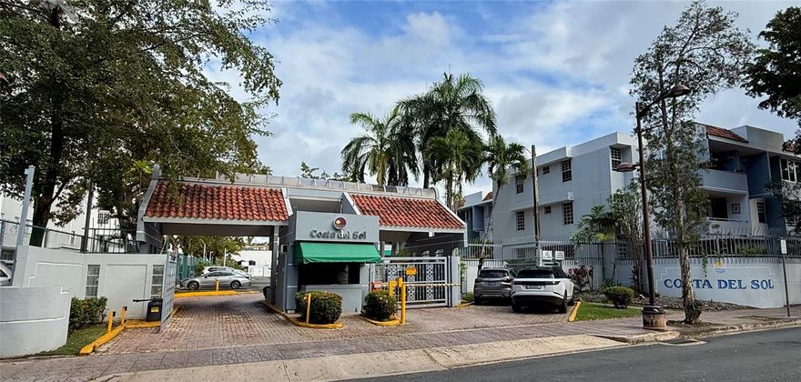 Live the Isla Verde lifestyle in this rare first-floor garden residence with no stairs, offering comfort, convenience, and peace of mind in one of Puerto Rico’s most walkable coastal communities.
This 3-bedroom, 2-bath home features a private patio and a functional layout designed for relaxed everyday living. Enjoy morning walks to the beach just minutes away, without the exposure of direct oceanfront property, combining coastal access with added security and stability.
Step outside and walk to restaurants, cafés, hotels, pharmacies, and daily conveniences. No car required. The gated community offers resort-style amenities including a swimming pool, tennis court, gazebo, playground area, and 24/7 security.
Ideally located near Luis Muñoz Marín International Airport with easy highway access, making travel seamless for you and visiting family.
A perfect lock-and-leave residence for those seeking warmth, walkability, and simplicity.  Live where others vacation.