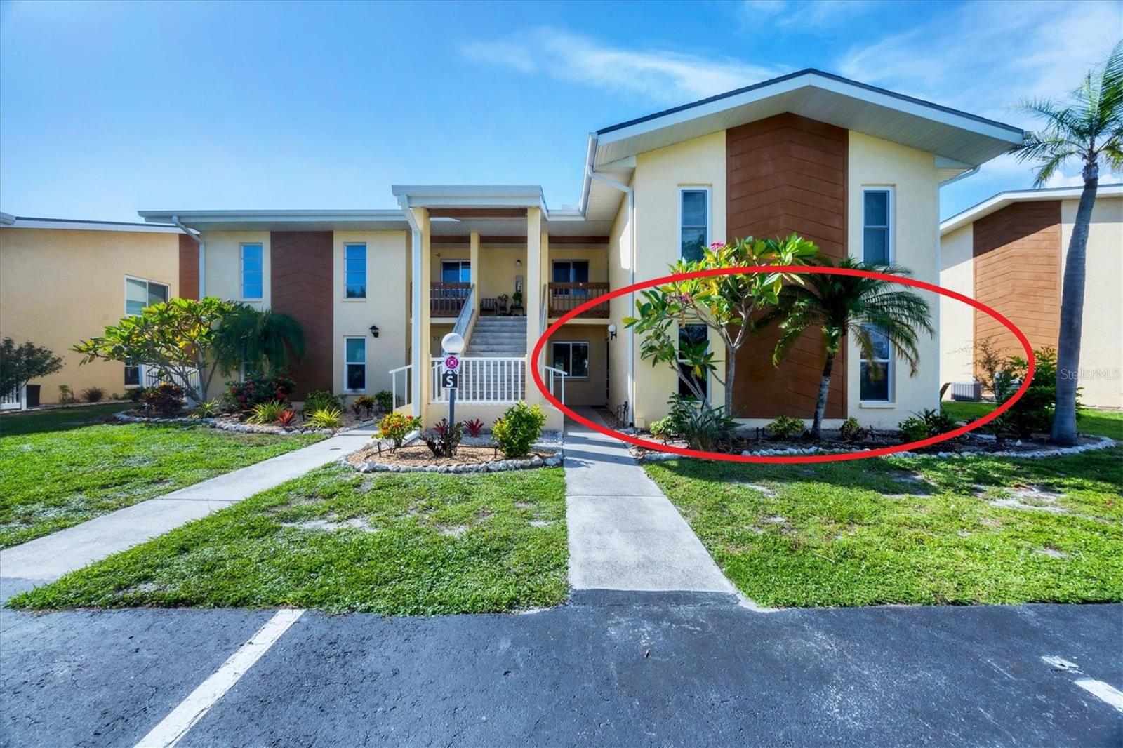 Live the dream in SW Florida at the WATER’S EDGE OF ENGLEWOOD—an amenity-rich, PET-FRIENDLY waterfront community on Oyster Creek with DIRECT GULF ACCESS. This TURNKEY FURNISHED 2BR/2BA FIRST-FLOOR condo offers 1,409 sq ft of spacious living, including an enclosed lanai with peaceful greenspace views, a private patio, and a split-bedroom layout for privacy. The kitchen features a breakfast bar and STAINLESS STEEL APPLIANCES (new dishwasher, stove, microwave, and newer fridge). Enjoy in-unit laundry, ample storage, and recent upgrades including a NEW ROOF (2023). Community perks: HEATED POOL, UPDATED CLUBHOUSE, BOAT RAMP, BOARDWALK/FISHING DOCK, and ASSIGNED BOAT SLIP. Plus a fenced storage lot for boats, RVs & kayaks (included in fees). Just 5 miles to Englewood Beach, walkable to shops, dining, dog park, and Dever Park with PICKLEBALL, fitness center, and trails. Oyster Creek Golf Club is across the street!