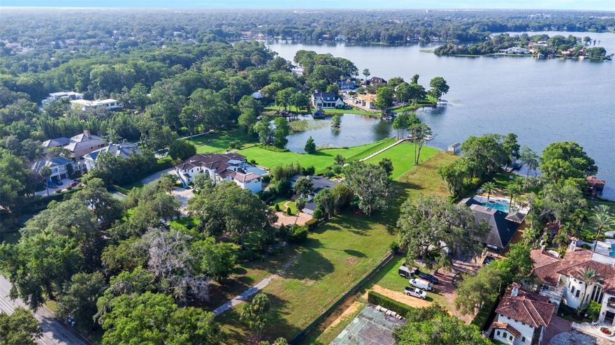 Under contract-accepting backup offers. An exclusive opportunity to own a lakefront parcel on the shimmering shores of Lake Maitland, part of the sought-after Winter Park Chain of Lakes. Encompassing approximately 1.45 acres, this estate site boasts over 100 waterfront feet, offering unmatched views, serenity, and potential for a truly custom dream home. Positioned on the northern banks of Lake Maitland in the heart of Adams Grove, this estate site is a rare jewel. Enjoy proximity to downtown Winter Park's Park Avenue, renowned for its boutiques, galleries, fine dining and cultural experiences. With direct frontage on Lake Maitland, your future home can enjoy luxury boating, sunset cruises, paddle boarding and kayaking. The tranquil waters create a captivating backdrop for everyday living and grand entertaining as well as postcard-worthy sunsets. This expansive lot invites architectural brilliance, design your custom sanctuary that reflects your personal lifestyle and aesthetic. Whether you're seeking an extraordinary primary residence or a signature second home, 1770 East Adams Drive presents a rare blend of privacy, elegance and natural splendor in one of Central Florida's desirable settings.
