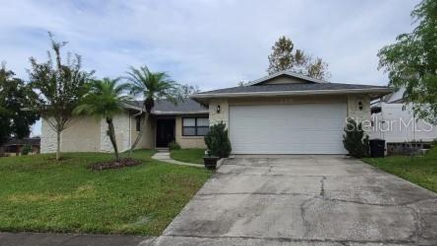 Absolutely immaculate and updated home located on a corner lot. Remodeled front door This is a nicely updated 3 bedroom, 2 bath 2 car garage home. Kitchen has been remodeled. Brand new A/C installed. Huge Game room/Family room. Landscaping is included. This property also includes a clean shed for storage or gardening. Ideal Location near I-4 with close proximity to shopping & dining, Crane's Roost, Bike Trails. Located in A+ rated schools district and library. Call now to schedule your showing!