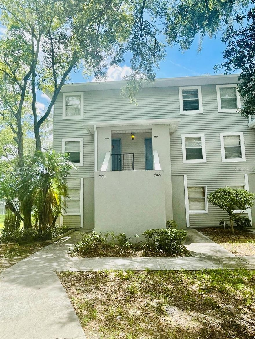 Welcome to your potential Waterside Condominium, your cozy retreat in a welcoming fully gated community in the Waterside subdivision! Step into our charming 2-bedroom, 1.5-bathroom condo. This unit is located on the 2nd and 3rd floors, offering a spacious living room, dining room, kitchen, and powder room on the 2nd level. With vinyl flooring in the living area and bedrooms. On the third floor, you'll find designated space for a washer and dryer within the unit, adding to the overall comfort and privacy of this home. Enjoy the convenience of an open kitchen, perfect for gatherings, or step onto the gorgeous balcony with a water view. Rest easy knowing that the HOA takes care of most things for your unit and the community. Additionally, consider that this condo could potentially be a great investment, given the array of amenities it offers. This community not only provides a fitness center but also features a community boat ramp, making it easy to enjoy nearby water access. Revel in amenities such as a playground, racquetball court, and a pool, making every day feel like a vacation. Stroll through the gated community, appreciating the sidewalk-lined pathways and the sense of security it provides. Ideally located near Busch Gardens, the VA Hospital, and USF, our humble abode ensures you're close to major attractions. Enjoy an easy drive to Tampa International Airport and downtown Tampa. Schedule your showing today to explore this beautiful home, as it's ready to welcome its new owner soon and offers a seamless move-in process, having been extensively updated for your convenience.