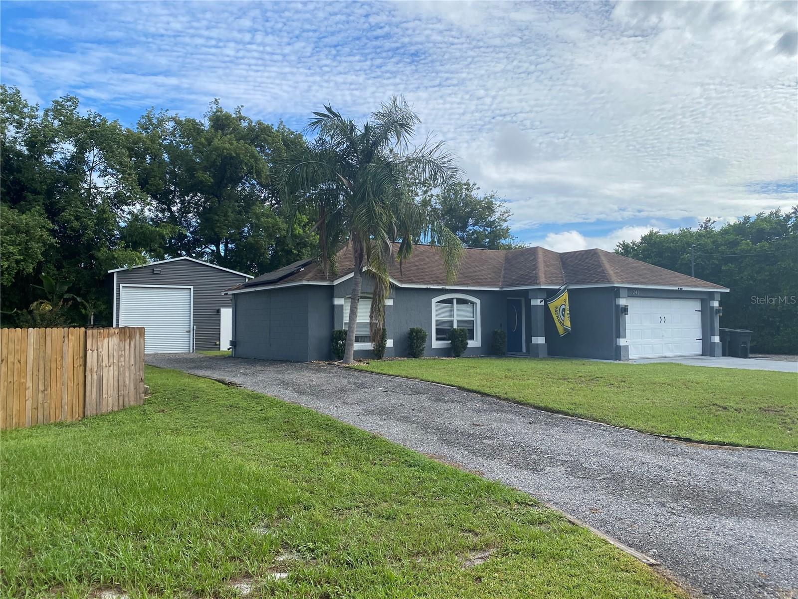 Welcome Home!! This Well kept, updated, 3/2 split plan offers a 2 car garage and a 440 sq ft shop in the quiet area of old Debary. Open floorplan, updated kitchen, inside laundry, large primary with garden tub and walk in shower, dual sinks, sliding doors going to the back deck for grilling and sitting by the fire pit. Family Room and Living room both open to the kitchen and dining room which is great for entertaining. Don't miss this opportunity!! Set up your viewing today.