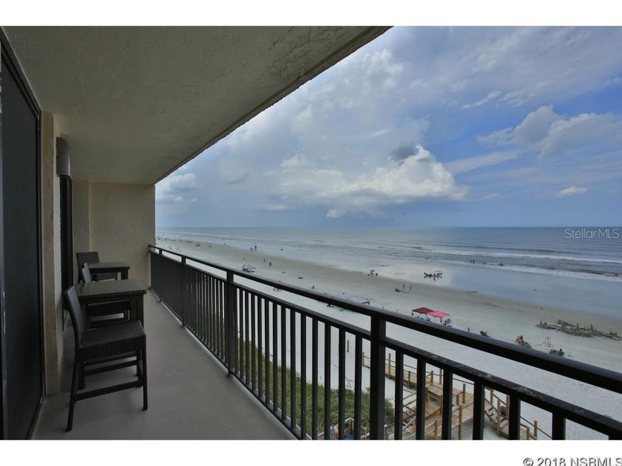 Direct Oceanfront 3/2 Bath Unit that shows like a Model! Completely furnished. Updated kitchen and bathrooms, granite counter tops, crown molding, plantation shutters and beautiful furnishings. This unit a must see on your list. It will not disappoint! Moontide amenities include tennis, shuffleboard, a fitness room, social room and garage parking. ;LocationDescription: Condo ;Water: City