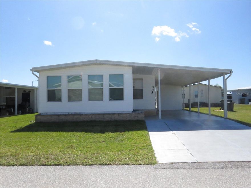 Harbor Cove is a desirable 55+ waterfront community that has everything you need to enjoy paradise. Optional: Recreation/fitness center, a slip in the marina, and a space in compound/storage. Enjoy Florida's Retirement Lifestyle at an affordable price. This home features 2 bedrooms and 2 full bathrooms, a nice size kitchen, living room, dining room plus a remodeled Florida room off the front of the home, a shed with laundry room and storage area. This community is pet friendly. Located on the sought after Myakka River; the 90 slip Marina is a boater's dream come true. Dry storage is also available. Charlotte Harbor and Gulf of Mexico are nearby. Harbor Cove has two heated pools, hot tubs, tennis courts, shuffleboard, pickle ball, horseshoes, water aerobics, fitness classes, art classes, woodworking, golf cart parades, bingo, and dances. Boat clubs, a craft room, picnics on the patio, golf clubs, bowling clubs and much more. There is plenty of wildlife to enjoy in this 190 acre community. Conveniently located within minutes of Downtown shopping, restaurants, and a short drive to beautiful Gulf Beaches.