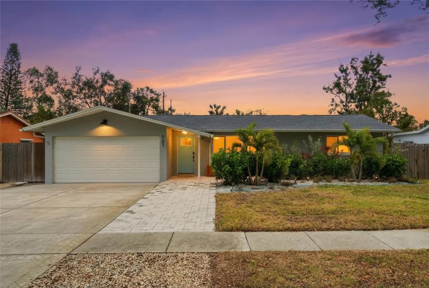 Welcome to highly sought-after Keene Lake Manor.

This beautifully updated heated saltwater pool home has had only two owners, each taking great pride in its care and maintenance. Recent upgrades include a new main roof and flat roof, hurricane-rated windows and doors, updated flooring, kitchen, appliances, A/C, ductwork, insulation, water heater, bathrooms, lighting, fresh interior and exterior paint, and pavers in both the front and back with attractive, low-maintenance landscaping. There is truly nothing left to do but move in and start making memories.

The home offers a desirable split-bedroom floor plan with two spacious living areas, one at the front of the home and another at the rear, making it ideal for both everyday living and entertaining. The rear living space opens through French doors to the backyard and heated pool, creating seamless indoor-outdoor living.

The large heated saltwater pool and backyard also feature a covered gazebo, providing built-in shade for hosting friends and family or relaxing on sunny Florida days.

Keene Lake Manor is a quiet and highly desirable community just a short walk or bike ride to Eagle Lake Park. Highland Recreation Center and Largo Community Center are also within walking distance, offering activities for all ages. Shopping, dining, and the Gulf beaches are just minutes away.

Best of all, this home is located in a non-flood zone, offering added peace of mind in this central Pinellas County location. A full list of updates is available.