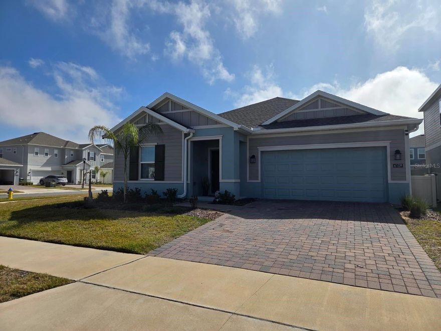 Upgraded Aspen model with a private fully fenced backyard, extended paver patio, premium artificial turf, and high speed internet included in the rent.

Welcome to this beautifully maintained 4 bedroom, 3 bathroom single story home located in the highly desirable Wellness Ridge community in Clermont, FL. Designed for modern living, this spacious residence offers approximately 2,199 square feet with an open concept layout that seamlessly connects the kitchen, dining, and living areas.

What truly sets this home apart is the professionally enhanced outdoor living space. The fully fenced backyard provides exceptional privacy and low maintenance convenience, making it ideal for entertaining, relaxing outdoors, or providing a safe space for children and pets. The covered lanai allows you to enjoy Florida living year round.

The primary suite includes a spacious walk in closet and a well appointed private bathroom. Three additional bedrooms offer flexibility for family members, guests, or a dedicated home office. The two car garage and modern finishes throughout complete the home's clean and contemporary appeal.

The home is offered unfurnished at the advertised rental rate. A fully furnished option is also available at an adjusted monthly rate for those seeking a turnkey, move in ready experience with carefully selected furnishings.

High speed internet is included in the monthly rent at no additional cost, adding both convenience and savings.

Residents of Wellness Ridge enjoy access to resort style community amenities including a modern clubhouse, expansive pool, fitness center, pickleball and tennis courts, basketball court, playground, and walking trails. The community offers a lifestyle experience beyond just a home, with convenient access to shopping, dining, schools, and major highways.

Available starting May 1, 2026.

This is a rare opportunity to rent a premium home with upgraded outdoor living in one of Clermont's fastest growing communities.

Schedule your private showing today.