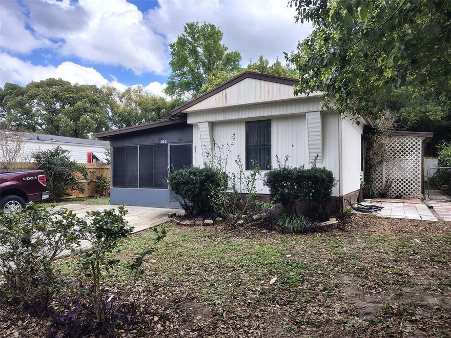 Seller has never occupied property. Seller will considered partial owner financing. Newer floors, freshly painted, some new kitchen cabinets, new ducting for A/C.  Updated bathroom. Enjoy the evening sitting in the large lanai. Lock box not Supru  call agent for code.