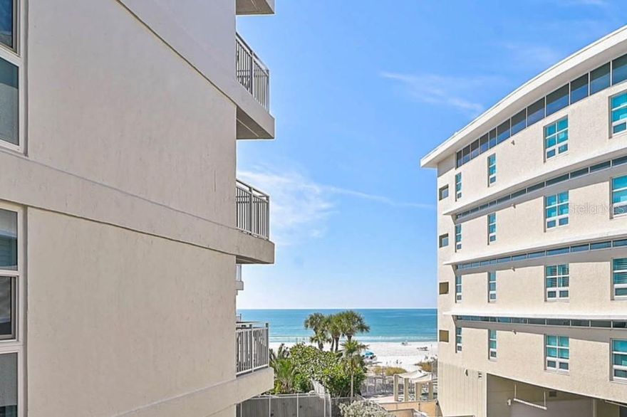 Currently easy to show! Rarely available 3rd-floor unit in the always desirable and impeccably managed House of the Sun on Siesta Key. Positioned far forward on the north side of the building, this residence enjoys some of the best Gulf and beach views currently on the market. From both the living room and the lanai, take in sweeping views of the Gulf and Siesta Key’s world-famous white sand beach.
House of the Sun offers 100 feet of direct beachfront and an exceptional location just 500 feet south of the Stickney Point Bridge, providing quick and easy access to and from the mainland. The property is also within walking distance of a wide variety of restaurants, clubs, and everyday conveniences including gourmet food and fish markets, coffee and ice cream shops, liquor store, clothing and gift shops, salons, postal and shipping services, and beach, sport, and boat rentals. Popular local favorites such as Captain Curt’s and Daiquiri Deck are just steps away.
This unit has seen significant recent updates (2023–2025) including new hurricane-impact sliding glass doors and bedroom windows, a new rooftop A/C system, fresh interior paint in common areas, and new LVT flooring throughout the living areas and bedrooms. The kitchen has been upgraded with new stainless steel appliances, and additional improvements include a new master bedroom mattress, window shades, rugs, and bedding. Additional features include an in-unit washer and dryer, owner’s closet, and under-building parking.
House of the Sun has also undergone extensive common-area improvements (2024–2025), including new elevators, a new hurricane-impact roof, updated pool and tennis court, enhanced pool-area common room with new exercise equipment, new gas grill stations, refreshed outdoor seating areas, landscaping, hallway paint, carpet, lighting, and upgraded Wi-Fi throughout the building.
The complex is pet-friendly for owners and is known for having one of the best-run on-site rental programs on Siesta Key, offering a three-night minimum rental policy. This unit performed well in its first year in the rental pool and offers an excellent balance of personal enjoyment and rental income potential. Sale subject to future bookings.