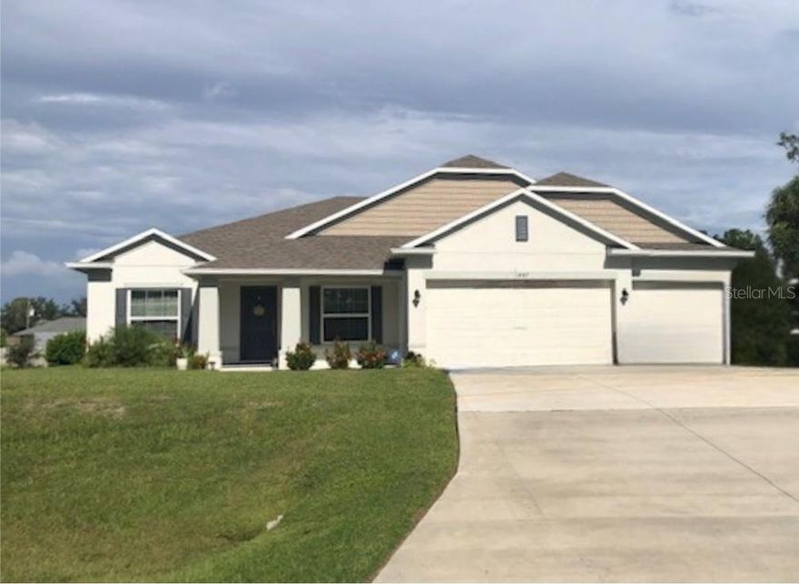 Newly Constructed 4 bed, 3 bath, 3 car garage home in North Port. 
Unfurnished, this home is available to rent annually. There is an office/den off the main living area, open floor plan makes entertaining a breeze.

Tenant pays all utilities, lawn care and owner provides AC maintenance, pest control and appliance maintenance warranty.

First, last and 1000 deposit, 200 cleaning fee and 125 admin fee due upfront.
Tenant pays all utilities, and lawn maintenance.