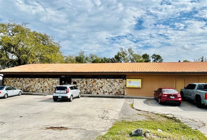 Property currently used as "Doggie Day Care" - zone C-3 Wholesale Commercial. Small building (600 sq ft) at back of property currently not used - could be for storage. Used to be resident.  Corner Lot - Forsyth Rd 152 ft and Mills Rd 187 ft.