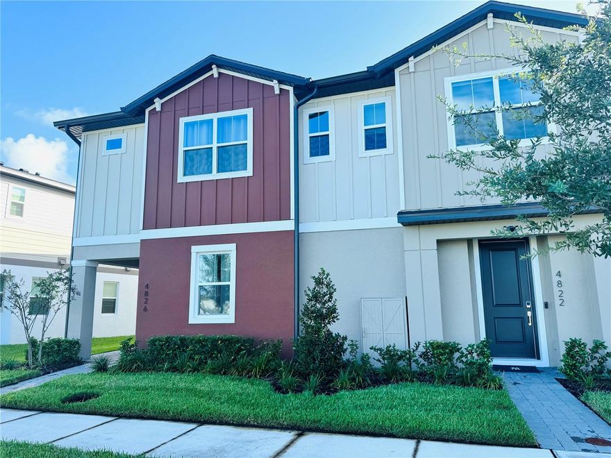 AVAILABLE TO OCCUPY DECEMBER 1ST!!!! Welcome to this stunning new construction Community in the highly desirable Havenfield at Crossprairie community! This 4-bedroom, 2.5-bathroom and 2 car garage home offers a modern open-concept design, perfect for comfortable living and entertaining. The ample kitchen features an island with quarts countertops, stainless steel appliances and ample cabinetry and pantry closet, flowing seamlessly into the spacious living and dining areas with beautiful tile floors through the main floor. The spacious primary suite boasts a walk-in closet and a spa-like en-suite bathroom with dual sinks and a walk-in shower. Spacious Laundry room and additional 3 bedrooms that provide plenty of space for family, guests, or a home office. All appliances and lawn maintenance are included in the rent.
This amazing community features resort-style amenities, including a resort style pool with splash pad perfect for the family enjoyment clubhouse, fitness center, playground, and scenic walking trails. 
 Located just minutes from the Florida Turnpike, this home offers quick access to Lake Nona, Orlando International Airport, and Downtown Orlando.  Schedule your private tour today!!