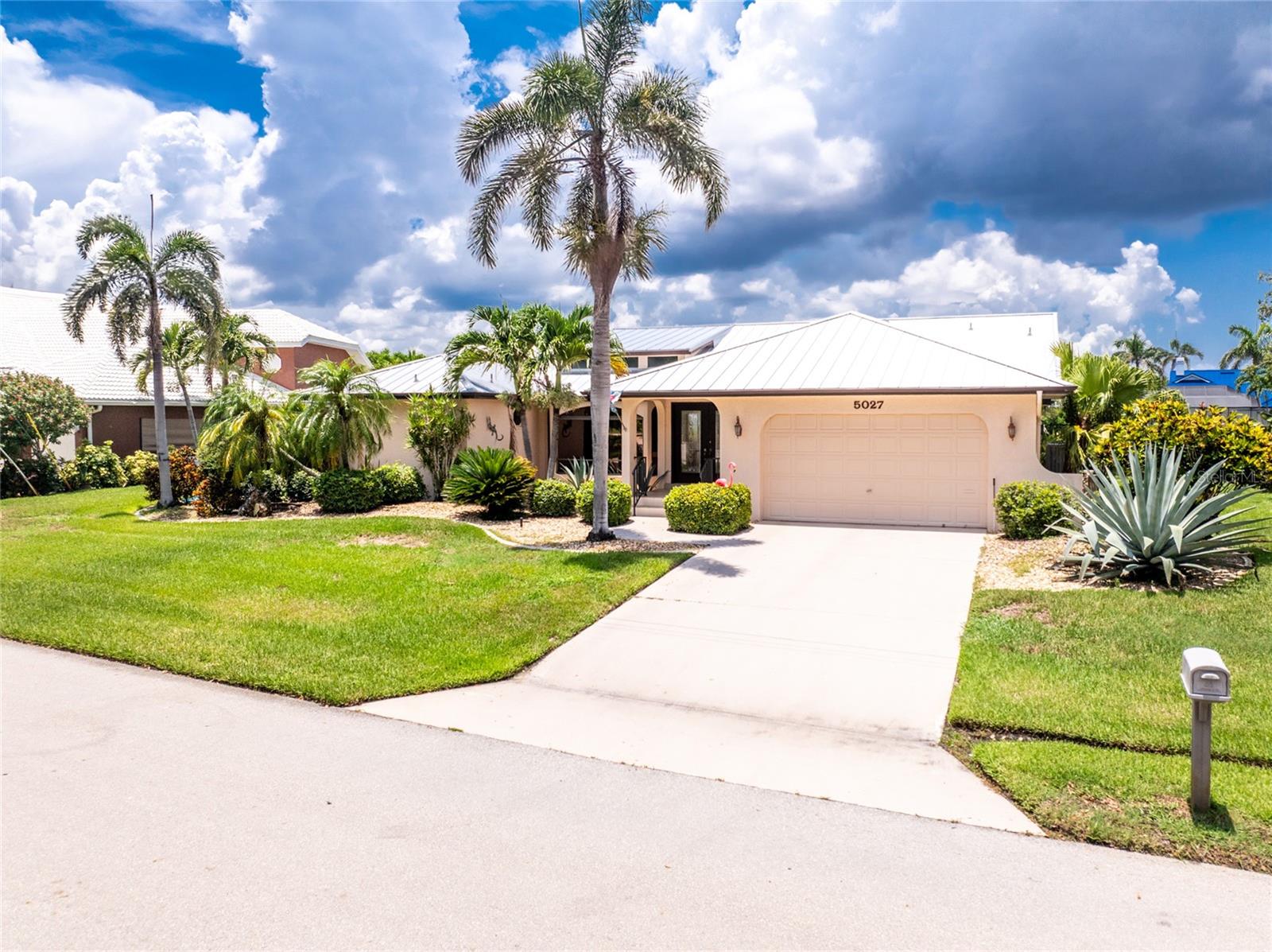 UNBEATABLE WATERFRONT VALUE in the heart of Punta Gorda Isles! This nearly 2000 sq ft, 3-bedroom, 2-bath sailboat-access pool home is priced well below market value, and offers an exceptional opportunity to own in one of Southwest Florida's premier boating communities at a fraction of the typical cost.
On entry you are taken in by the open plan living space, with the back drop of the pool and canal view. With a split-level floor plan, on the left you enter the large primary bedroom with pool access, his and her walk-in closets and master bath. Back through the living area into the large Kitchen dinning area with ample storage and carpentry. Bedroom 2 with walk-in closet with full bath adjacent. Bedroom 3 with walk-in closet.
Large lanai area with screened in pool over looking wide sea water canal which gives sail boat access to open water in less than 8 minutes.
A new metal roof (2023) adds peace of mind, while the home is sold 'as-is' condition offering the perfect canvas for investors, renovators, or anyone looking to add instant equity. Surrounded by luxury homes and just minutes from Fishermen?s Village, waterfront dining, marinas, and historic downtown Punta Gorda.