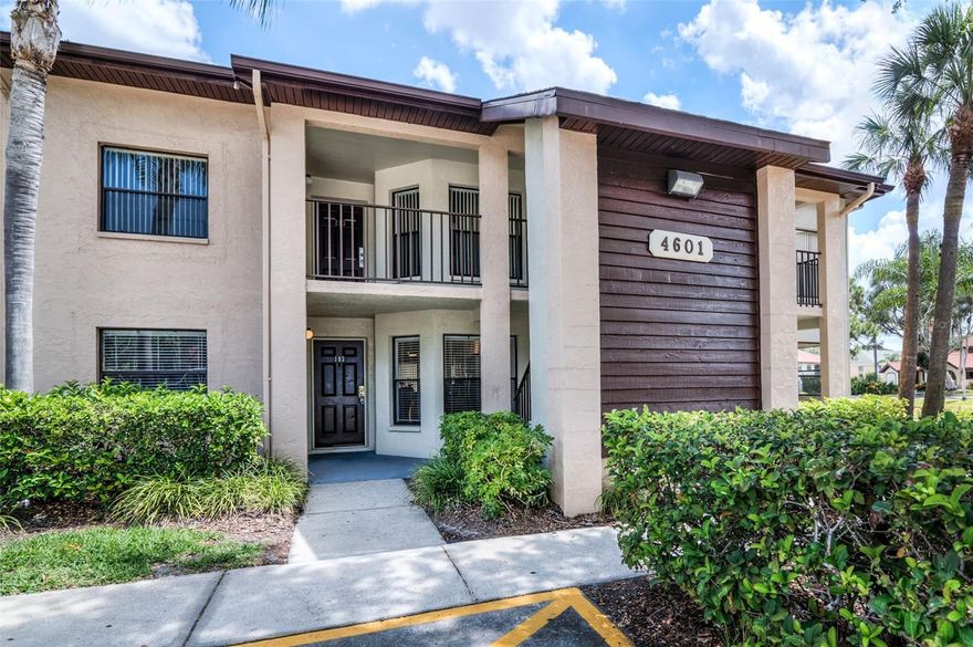 Experience the coveted Florida lifestyle in this immaculate second-floor condominium located in the desirable Shorewalk Bath & Tennis Club community.
Sunlight fills the bright, open-concept layout of this beautifully maintained 2-bedroom, 2-bath residence. Recently freshly painted (2023) and featuring a new roof (2023), Unit 103 showcases thoughtful updates throughout — including updated kitchen,  vanities, contemporary LED lighting, modern ceiling fans, and window treatments. Ac was replaced in 2019.
Both bathroom vanities have been stylishly renovated with modern cabinetry, premium fixtures,  while the updated kitchen invites culinary creativity with Shaker-style wood cabinetry, premium stainless-steel appliances, glass backsplash.
The spacious primary suite offers a large walk-in closet and a private ensuite bath. Step onto the screened lanai to enjoy tranquil views of lush landscaping and the lake — a perfect setting for morning coffee or a romantic dinner.
Shorewalk residents enjoy an active resort-style lifestyle with access to two heated pools, two whirlpool spas, lighted tennis and pickleball courts, a basketball court, and a clubhouse featuring billiards, ping-pong, bocce ball, shuffleboard, and more.
 It can be used as a short-term rental like Airbnb. This unit has been a great cash flow for years; it brought in around $35k last year. It's perfect for an investor or vacation homeowner. The minimum rental nights restriction is 2 days, which is very hard to find in other communities. Come to see this renovated unit before it's gone.