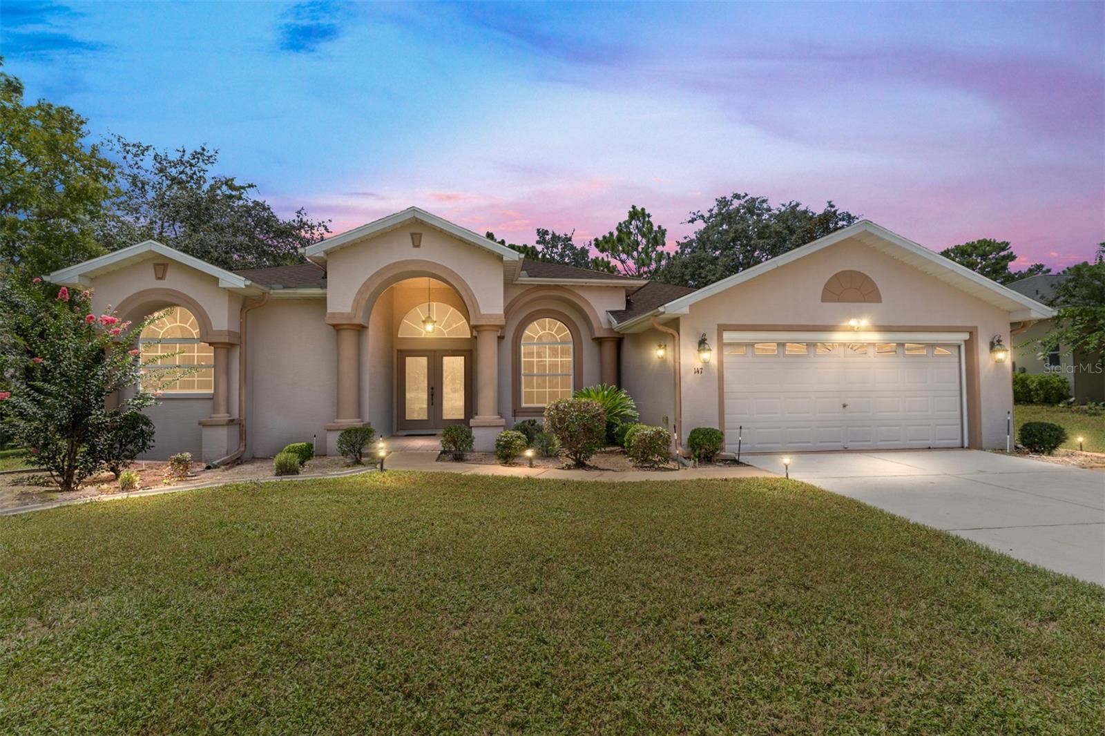 Welcome to Sugarmill Woods – Cypress Village!
This 4 bedroom, 3 full bathroom pool home offers 2,505 square feet of comfortable living on a .33-acre lot. Built in 2001 and only used as a second home, it has been well cared for and thoughtfully maintained.
Inside, you’ll find spacious living and dining areas, granite countertops in the kitchen, rounded wall corners, and a master suite with sliding doors that open directly to the pool area. Recent updates include a new roof (2024), a 1-year-old washer and dryer, and a 2018 AC system serviced annually for peace of mind.
Step outside to enjoy the screened-in pool with a brand new pool pump, covered patio, and private wooded backdrop with no rear neighbors—the perfect setting for relaxation or entertaining. There is also a well for irrigation only.
Located in Cypress Village at Sugarmill Woods, you’ll enjoy a community designed with greenbelts that preserve privacy and natural beauty. Residents have access to nearby golf courses, the Oak Village Sports Complex with tennis, pickleball, fitness, and swimming, plus miles of walking and biking opportunities. With its serene wooded setting, low annual HOA, and convenient highway access, this home offers both comfort and lifestyle.