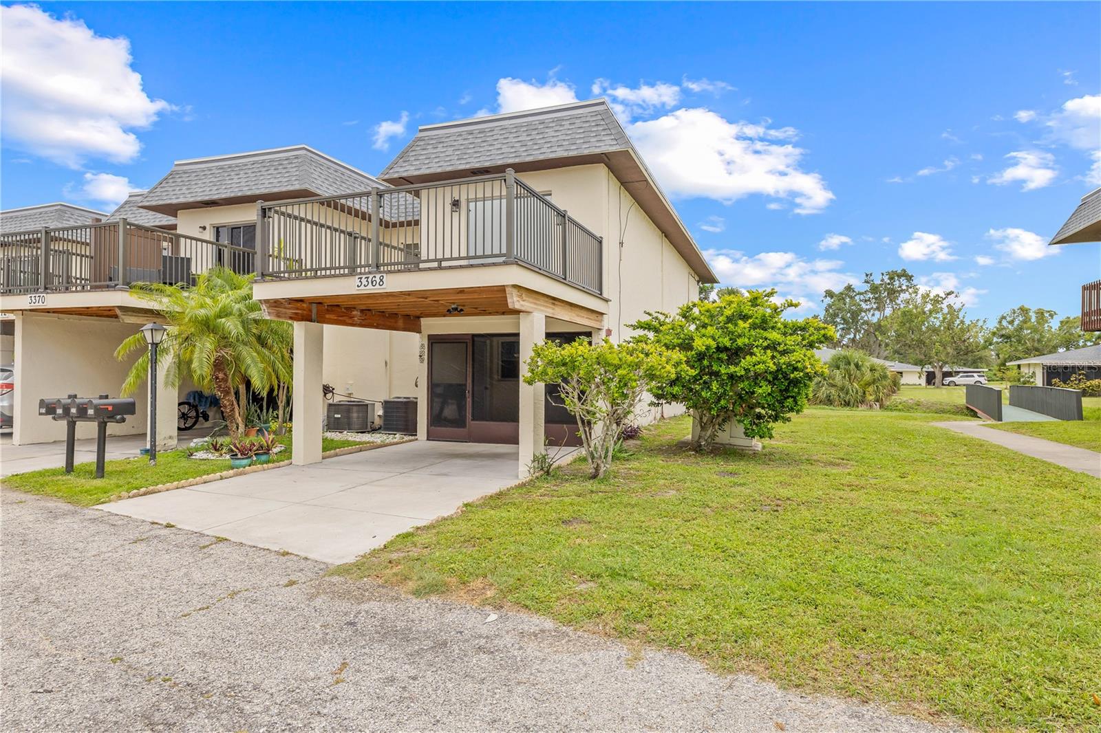 Charming End-Unit Townhome in Gated Sarasota Community!
Welcome to 3368 Ramblewood Place — a beautifully maintained 3-bedroom, 2.5-bath end-unit townhome offering comfort, privacy, and unbeatable community amenities in the heart of Sarasota. With 1,293 square feet of well-designed living space, this home provides both functionality and charm.
Enjoy peace of mind with a brand-new roof (April 2025), a newer AC system (2019), and a new washer and dryer. The water heater (2012) is also in great working condition. As an end unit, this home offers extra natural light and only one shared wall — perfect for added privacy.
Step outside and take full advantage of the gated community’s amenities, including a resort-style pool, clubhouse, tennis courts, dog park, and playground — all included with the HOA.
Centrally located just minutes from downtown Sarasota, beaches, shopping, and dining, this home is ideal as a primary residence, seasonal retreat, or investment property.
Don’t miss your chance to own this move-in ready gem in one of Sarasota’s most convenient and amenity-rich communities!
