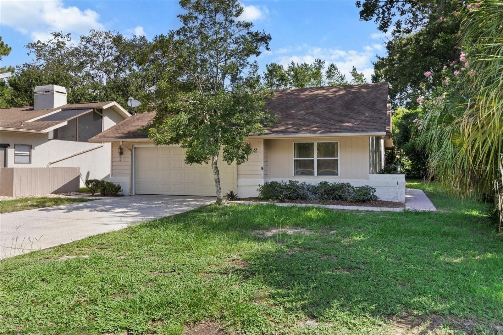 Spacious Villa with Possible 3rd Bedroom! Looking for room to spread out? This roomy 2,063 sq ft villa offers a light and airy split floor plan with plenty of living space and storage. A versatile den with built-in bookshelves, cabinets, and pocket doors could easily serve as a third bedroom or home office. You'll love the flow of this home—from the formal living and dining rooms to the cozy family room and large kitchen featuring a breakfast bar, pantry, dry bar, and plenty of cabinetry. The eat-in kitchen nook is perfect for morning coffee or casual dining. The primary suite is tucked away for privacy, and the second bedroom and bath offer comfortable accommodations for guests. The laundry room is loaded with storage, including two large closets, upper cabinets, and a built-in ironing board. Enjoy convenience of an oversized 2-car garage with a separate storage room, garage door screens, and a floored attic for even more storage. Step out to your sweet patio, a lovely spot for morning coffee or evening relaxation. The Nature Coast boasts world class recreation like diving, fishing, kayaking and much more! If you need a bit more hustle and bustle, this home is an easy drive ti the Suncoast Parkway that puts both Tampa and Orlando at your fingertips! Come take a look and bring your ideas to make this well maintained Villa your landing pad!
Close