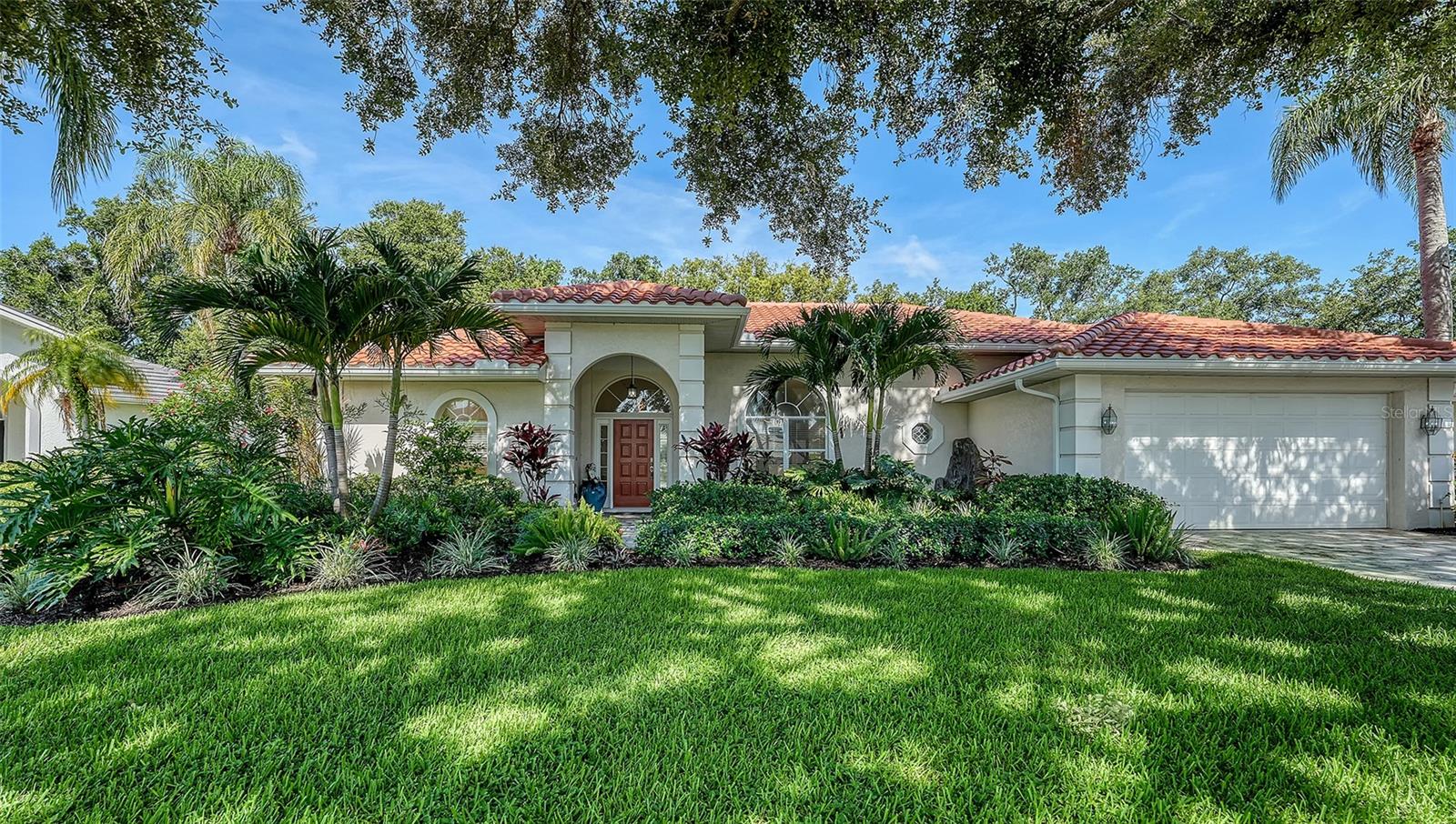 Privacy and tranquility await in the desirable Highlands section of The Meadows, an idyllic, 1,600-acre park-like oasis in one of Sarasota’s enviable locations! Tucked away on a peaceful cul-de-sac, this home welcomes you with a stately oak, a paver driveway and peace of mind of a new roof. Go inside and be greeted by soaring ceilings, abundant natural light, and walls of disappearing sliders that blur the lines between indoors and out, ideal for embracing Florida’s fabulous lifestyle. Your private tropical lanai is a sanctuary with no neighbors in sight. Enjoy the sparkling Pebble Tec pool, easy-care stamped concrete decking, and relaxed ambiance ideal for quiet mornings and fun gatherings. All just five minutes to all fantastic amenities the Meadows has to offer. The Meadows, a 1,600 park-like oasis in an enviable location, is a resort lifestyle community 15 minutes from downtown. Residents enjoy 14 miles of trails, fun activities, fitness center, Junior Olympic pool, 10 pickleball courts plus, pay-to-play at a top-notch tennis complex. You’ll live near award-winning beaches, remarkable arts and culture, and just five minutes from Nathan Benderson Park, Mote SEA Aquarium, Whole Foods, Trader Joe’s and The Mall at University Town Center, a world-class shopping, entertainment and dining destination. A fabulous Florida lifestyle awaits! A 2025 new tile roof, 2022 16-SEER air-conditioning system, 2021 electrical service and above flood plain in flood zone X.