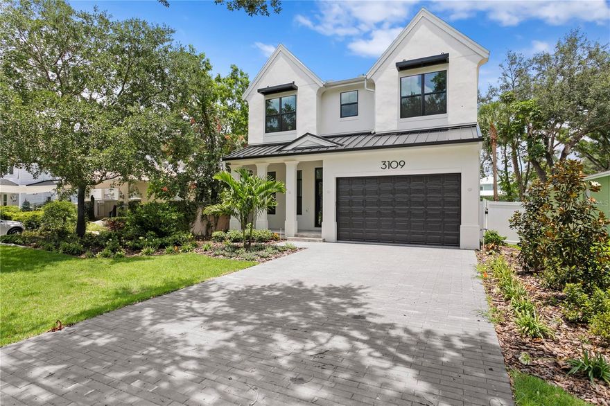 Discover the epitome of luxury living in the heart of South Tampa with this exclusive new construction home, just a leisurely walk from the picturesque Bayshore. Meticulously crafted by an award-winning builder, this residence offers a blend of sophistication and comfort.
Featuring 4 bedrooms and a versatile den that easily converts to a 5th bedroom, along with 5 full bathrooms, this home provides ample space for families and guests. The open layout seamlessly integrates high-end finishes, including hardwood flooring and a custom wine bar, creating an inviting ambiance for both everyday living and entertaining.
The gourmet kitchen, equipped with top-of-the-line appliances and custom cabinetry, is a chef's dream. Each bedroom boasts its own walk-in closet, and a thoughtfully designed mudroom adds convenience to daily life.
Outside, the inviting pool and stylish paver driveway enhance the property's curb appeal, offering a relaxing retreat and a warm welcome for guests. With its prime location and meticulous attention to detail, this home embodies the best of South Tampa living.  Walk to Bayshore.
Experience the perfect fusion of luxury and functionality in this stunning property. Your dream home awaits.