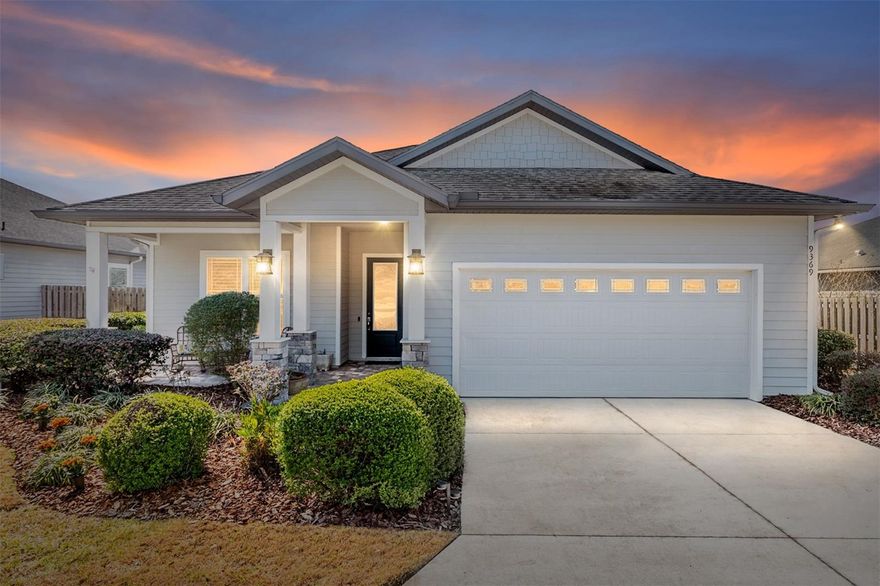 This stunning former model home in the desirable community of Lugano offers the perfect blend of comfort, style, and convenience. Featuring a spacious 4-bedroom, 2-bath split floor plan, the home showcases high ceilings, elegant crown molding, plantation shutters, and beautiful flooring throughout. The updated kitchen includes modern finishes and a cozy breakfast nook, ideal for morning coffee or casual dining. Soft closing drawers and cabinets showcase beautiful granite countertops and elegant backsplash. As you walk towards the spacious living area there is a formal dining space for those evenings of entertaining guests. The high ceilings and tray feature add to the open feeling of the space. French doors open to a covered patio overlooking a beautifully manicured backyard with a water fountain, creating the perfect getaway for relaxing or entertaining. The owner has added smart light switches and door lock as well as a nest thermostat and upgraded the flooring in the primary bedroom and 4thbedroom/office.  Enjoy low-maintenance living with the HOA handling front yard care, along with resort-style amenities including a community pool, clubhouse, pickleball courts, playground, fitness center, and dog park. Schedule your private showing today and experience Lugano living at its best. Extra insulation in the attic makes electrical bills low, but you have CLAY electric!